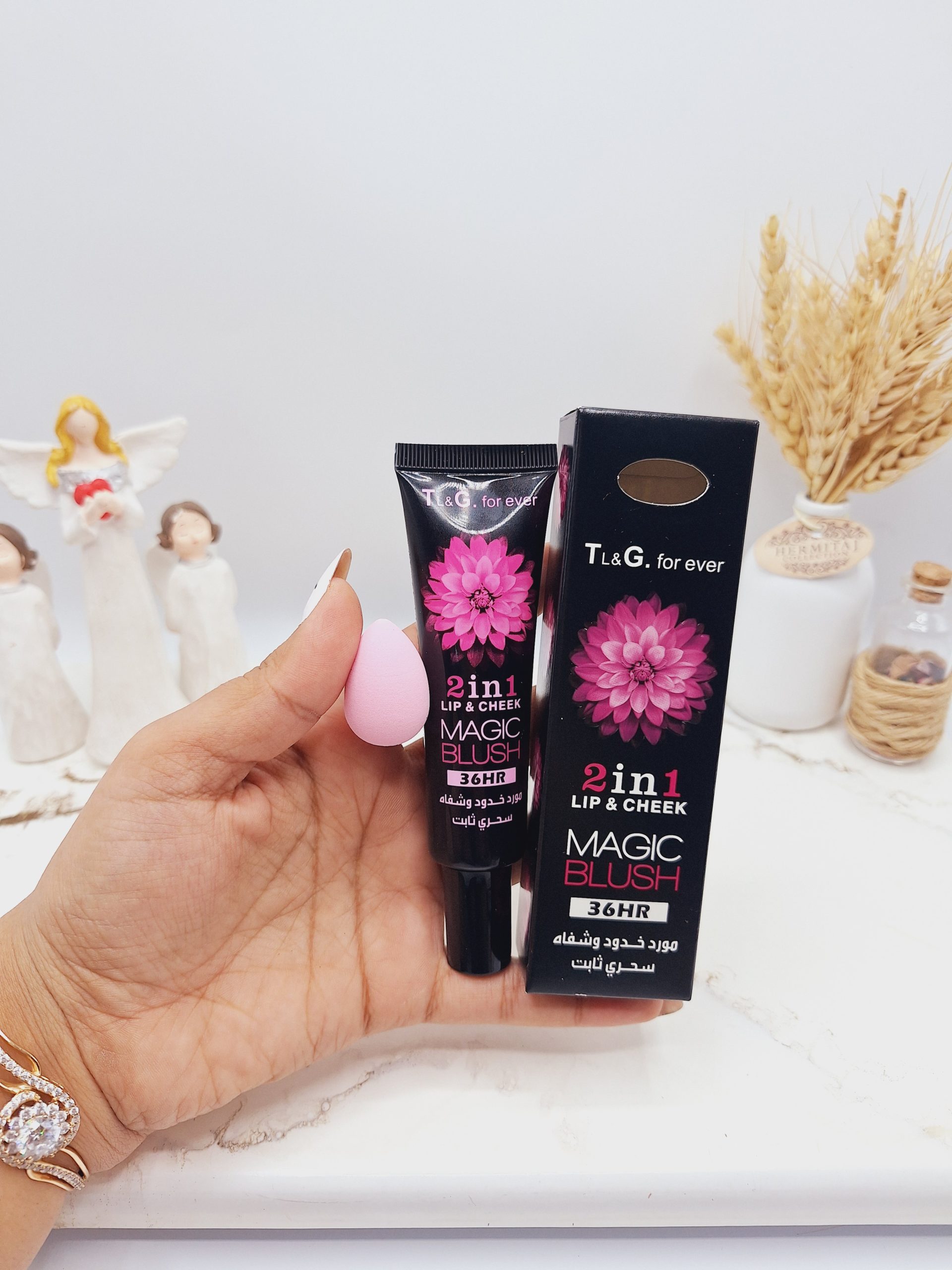 رژ گونه و رژ لب جادویی 36 ساعته ترند همراه پد برند TL&G. for ever کد 063 1 رژ گونه و رژ لب جادویی 36 ساعته ترند همراه پد برند TL&G. for ever کد 063