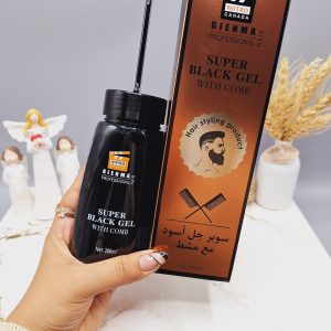 ژل فوق العاده سیاه با شانه حرفه ای نیترو کد 2538