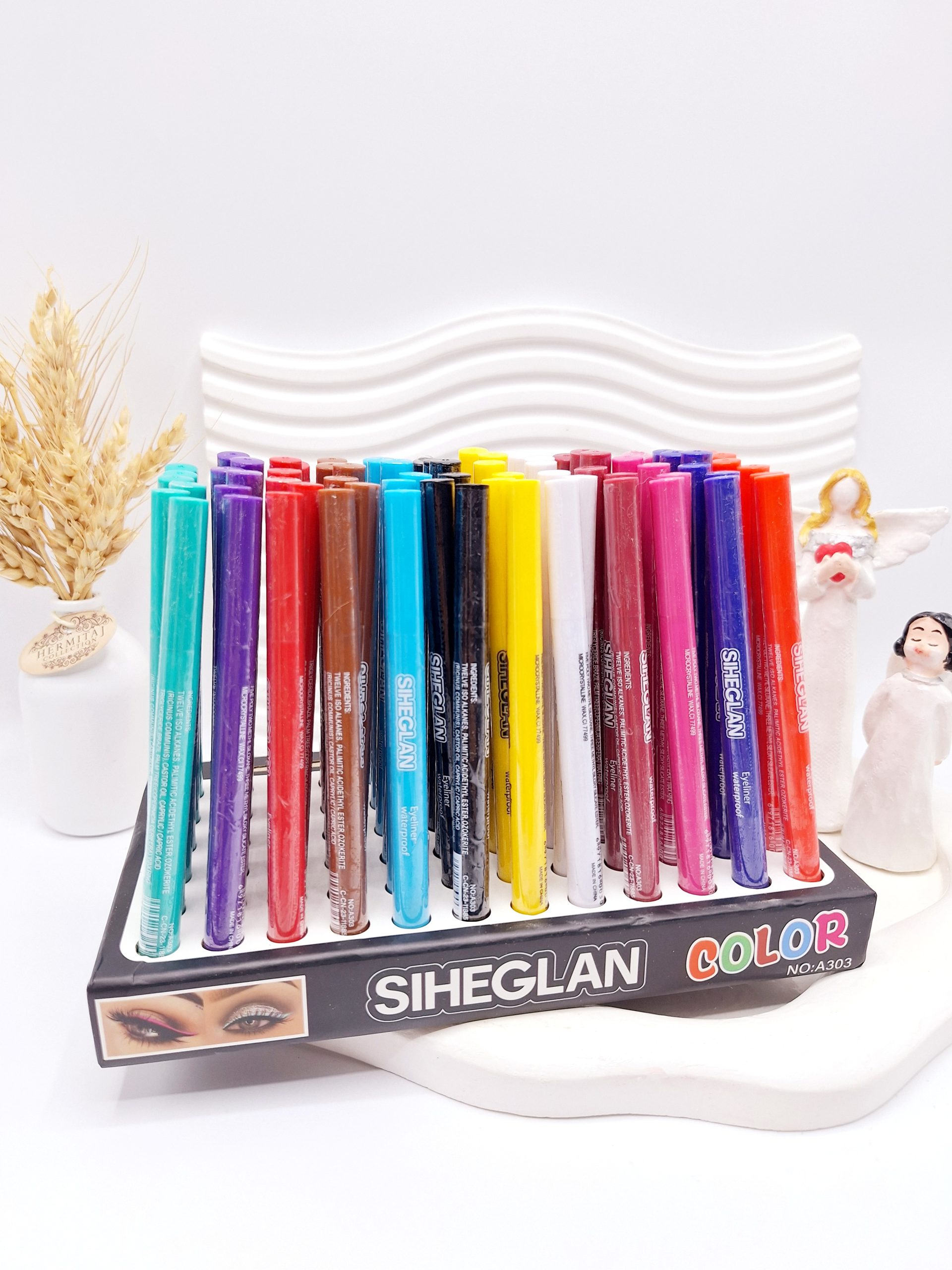 خط چشم رنگی ماژیکی شیگلم کد A303 1 خط چشم رنگی ماژیکی شیگلم کد A303