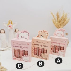 پک سه عددی رژ لب خیس خرسی دراگون رانی کد 5219