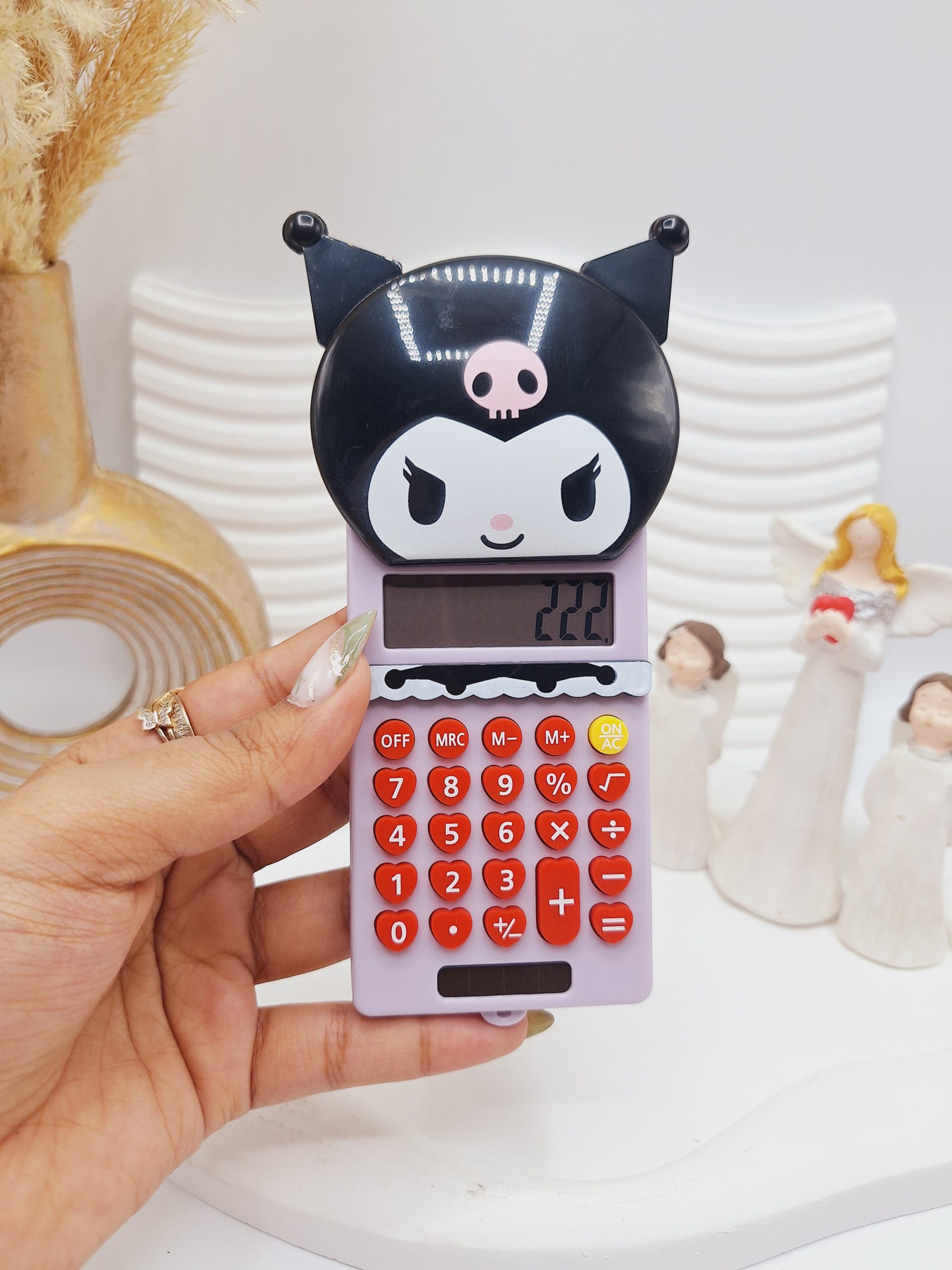 ماشین حساب کرومی مدل کشویی کد KM_965 1 ماشین حساب کرومی مدل کشویی کد KM_965