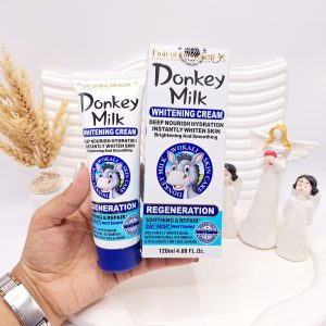 کرم سفید کننده دائمی شیر الاغ حجم 120 گرم کد 3131 (آبی)