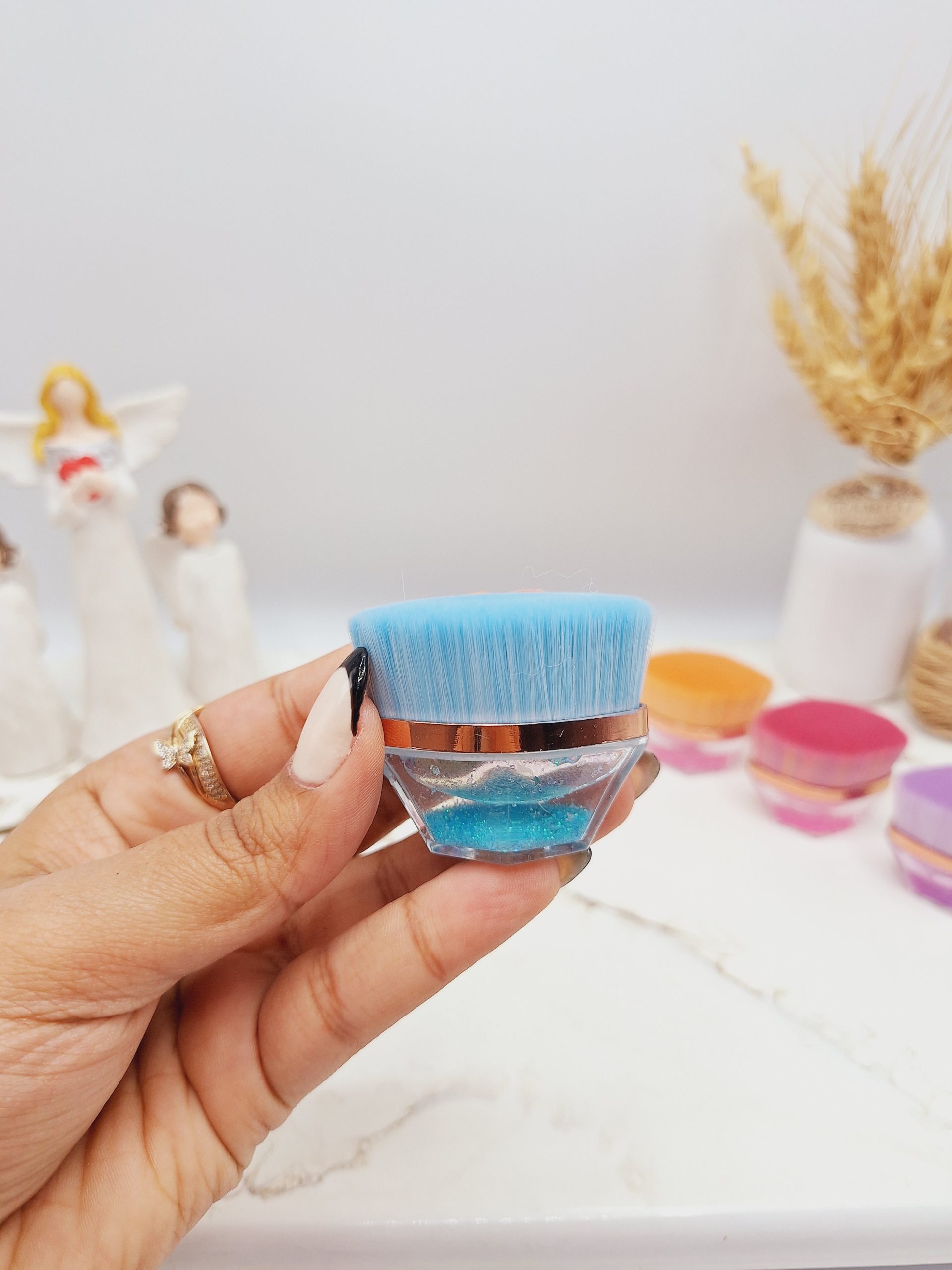 براش کرم پودر جادویی (چند ضلعی) آکواریومی 1 براش کرم پودر جادویی (چند ضلعی) آکواریومی