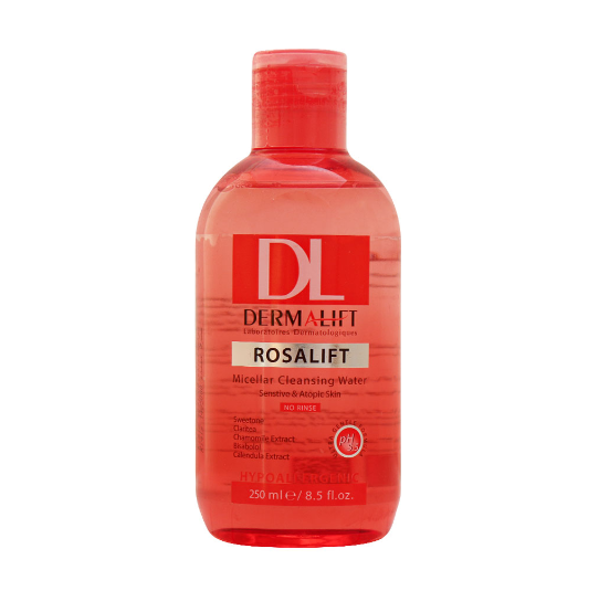 محلول پاک کننده آرایش صورت درمالیفت مدل ROSALIFT حجم 250 میلی لیتر 1 محلول پاک کننده آرایش صورت درمالیفت مدل ROSALIFT حجم 250 میلی لیتر