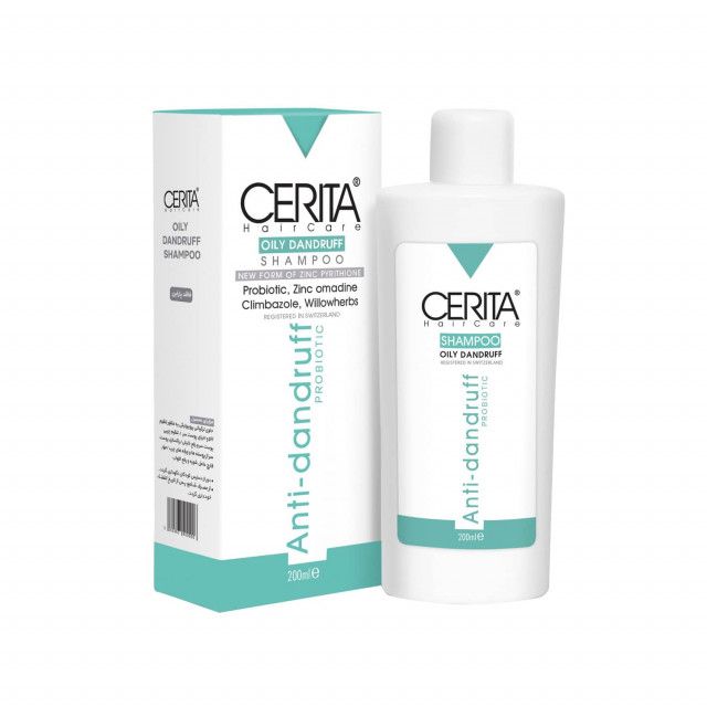 شامپو ضد شوره سریتا مدل Probiotic مناسب موهای چرب حجم 200 میلی لیتر 1 شامپو ضد شوره سریتا مدل Probiotic مناسب موهای چرب حجم 200 میلی لیتر