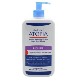 کرم مرطوب کننده و التیام بخش آردن سری Atopia مدل Sensipro حجم 500 میلی لیتر
