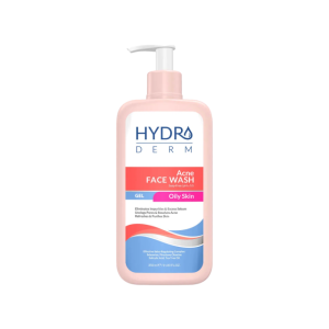 ژل شستشوی صورت هیدرودرم مناسب پوست های چرب حجم 350 میلی لیتر