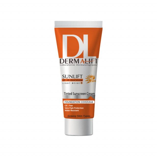 کرم ضد آفتاب SPF50 درمالیفت مناسب پوست چرب شماره 1 حجم 40 میلی لیتر - بژ روشن 1 کرم ضد آفتاب SPF50 درمالیفت مناسب پوست چرب شماره 1 حجم 40 میلی لیتر - بژ روشن