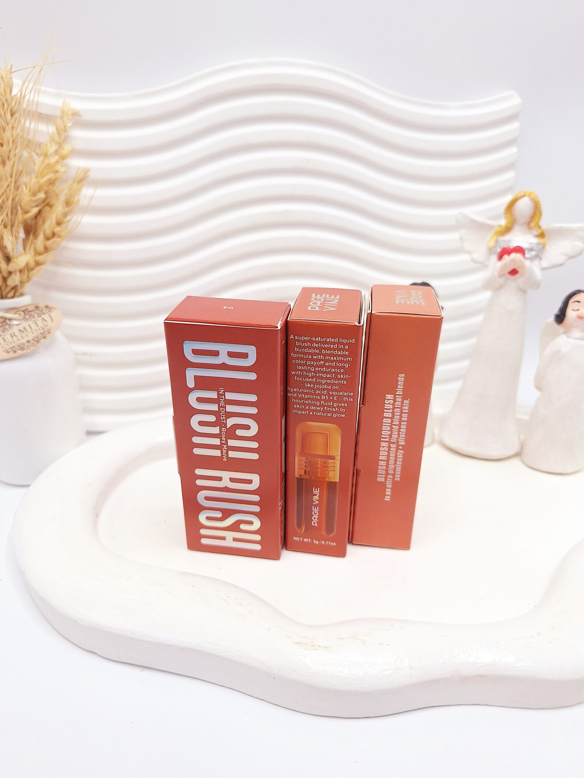 رژگونه و رژ لب مایع پیجوان کد p0212 6 رژگونه و رژ لب مایع پیجوان کد p0212