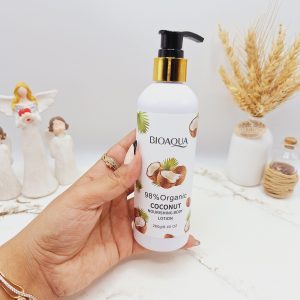 لوسیون بدن پمپی نارگیل بیواکوا رفع زبری پوست بدن خوشبو کننده پوست کد 2827