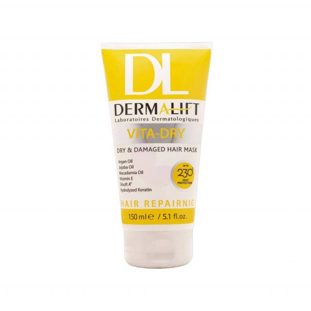 ماسک مو درمالیفت مدل Vita-Dry مناسب موهای خشک و آسیب دیده حجم 150 میلی لیتر 1 ماسک مو درمالیفت مدل Vita-Dry مناسب موهای خشک و آسیب دیده حجم 150 میلی لیتر