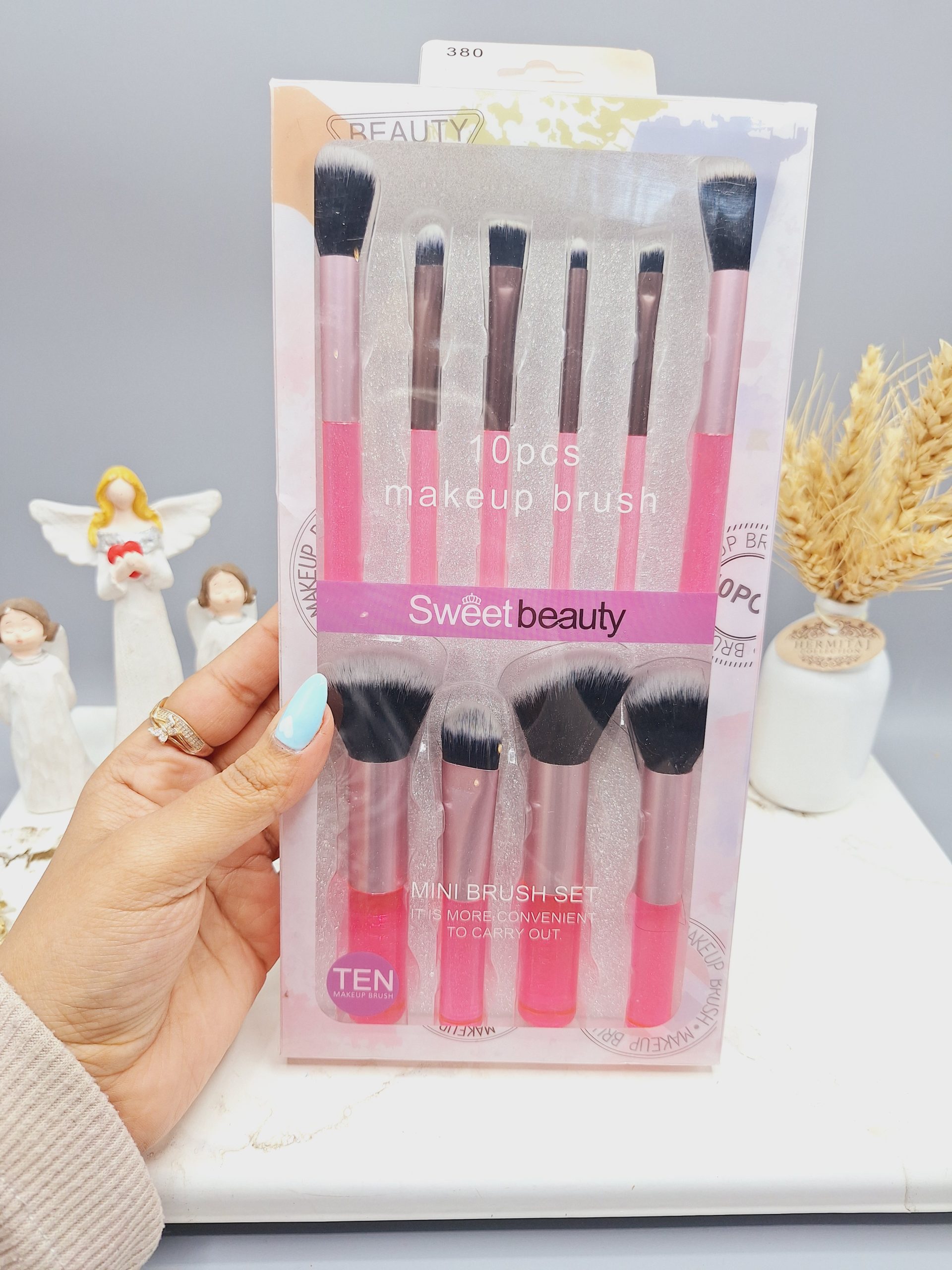 ست براش 10 تیکه برند Sweet beauty کد NO:SZ-380 1 ست براش 10 تیکه برند Sweet beauty کد NO:SZ-380