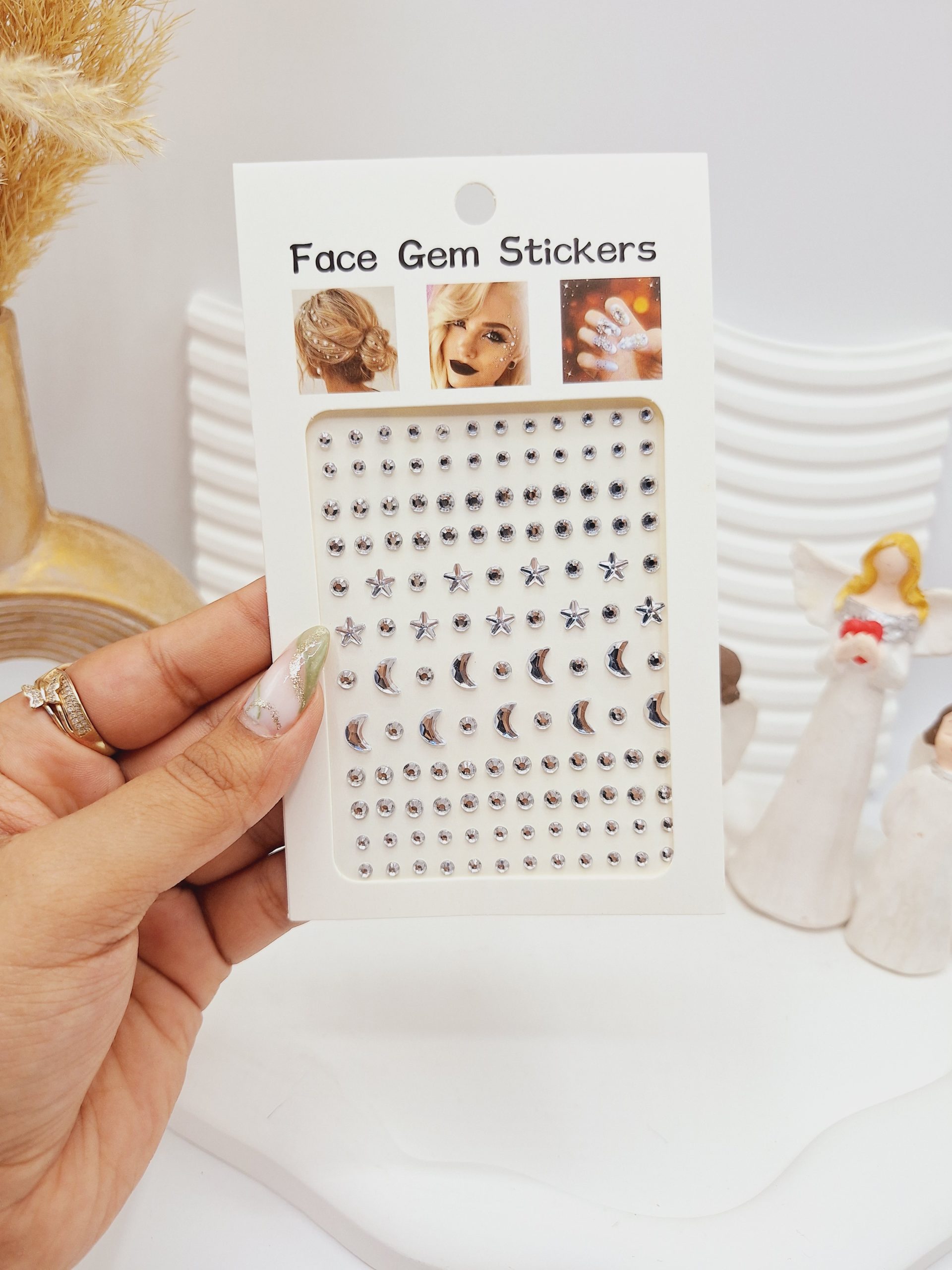 نگین چسبی (طرح ماه و ستاره) مناسب صورت و بدن و ناخن همه کاره کد 219AB کد 6726 1 نگین چسبی (طرح ماه و ستاره) مناسب صورت و بدن و ناخن همه کاره کد 219AB کد 6726