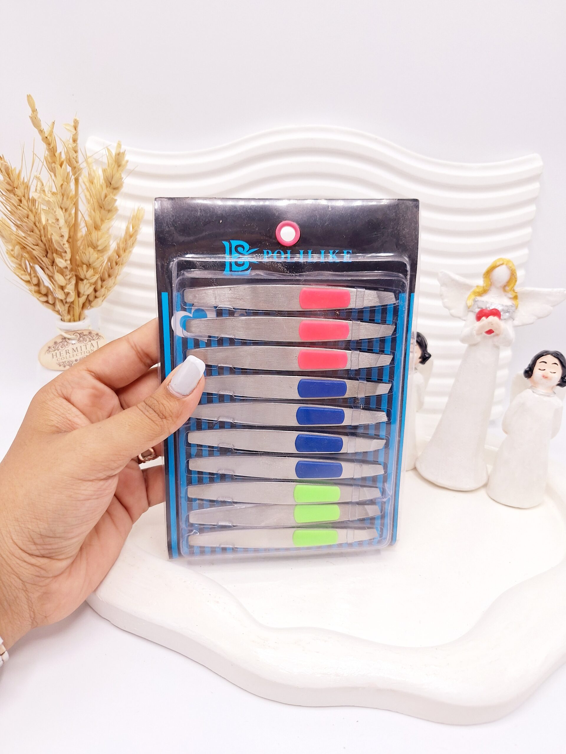 موچین ساده دکمه رنگی 1 موچین ساده دکمه رنگی