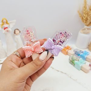 لیپ گلاس شاین دار طرح بستنی پاپیون برند موکالره کد 1082