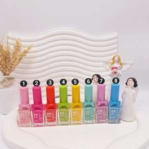 لاک ناخن طرح پاپیون پینک کی