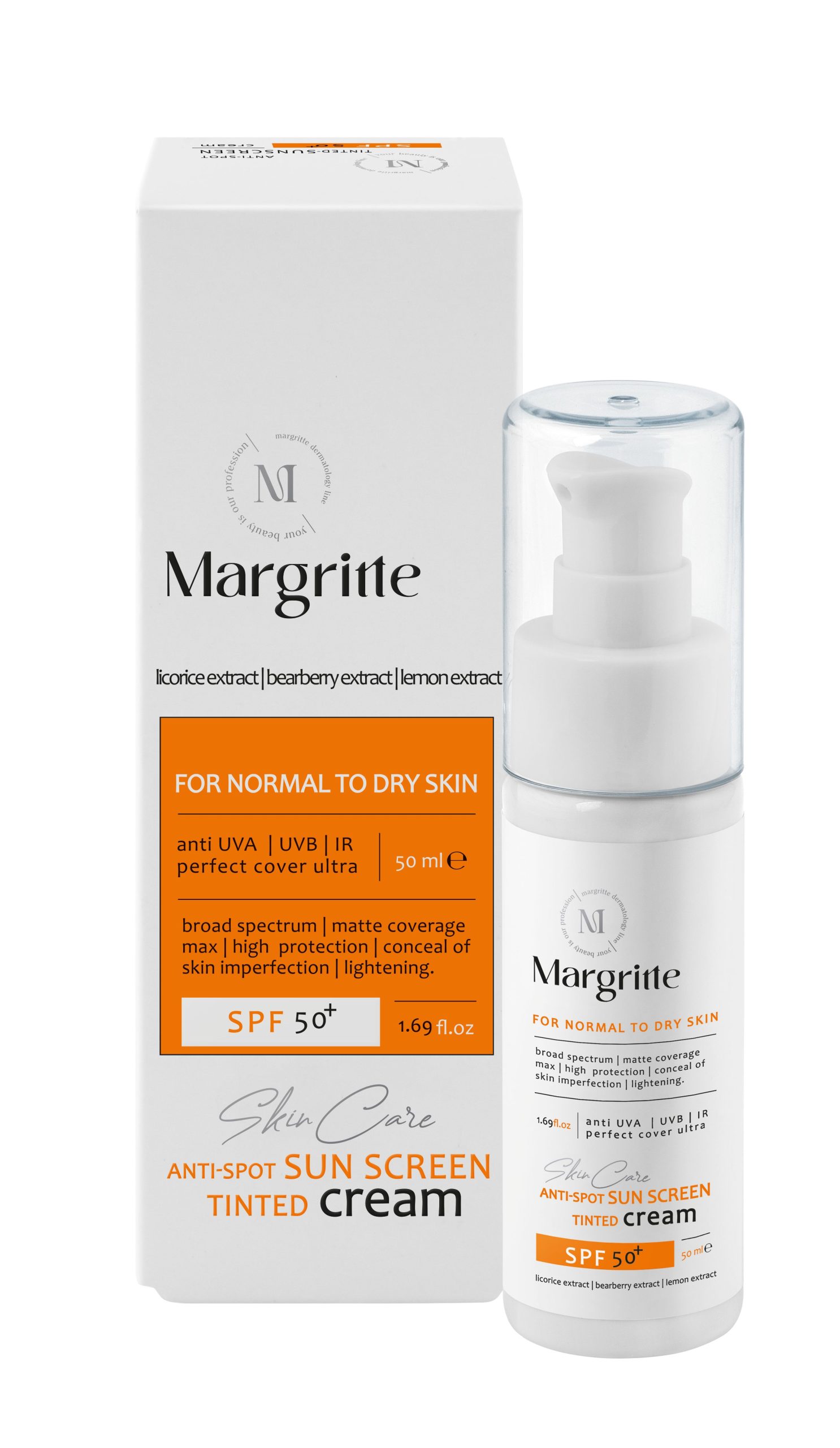 کرم ضدآفتاب ساده (پوست حساس) حجم 50 میلی لیتر SPF30 مارگریت 1 کرم ضدآفتاب ساده (پوست حساس) حجم 50 میلی لیتر SPF30 مارگریت