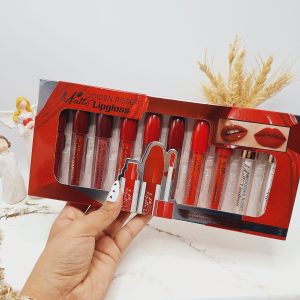 پک 10 تایی رژ مایع خوش رنگ و مات برند کویدن رز کد 2185