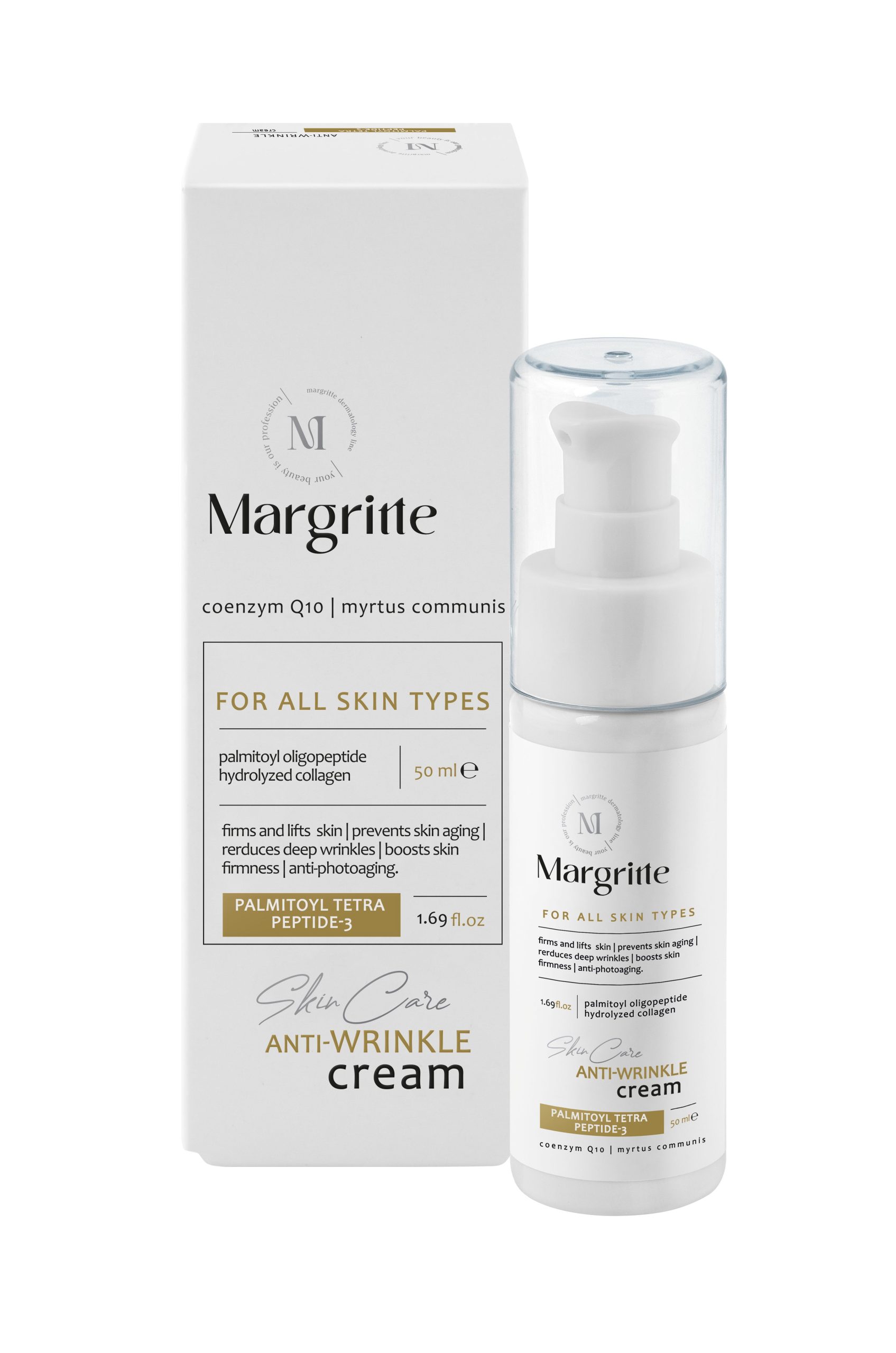 کرم ضد چروک حجم 50 میلی لیتر مارگریت 1 کرم ضد چروک حجم 50 میلی لیتر مارگریت