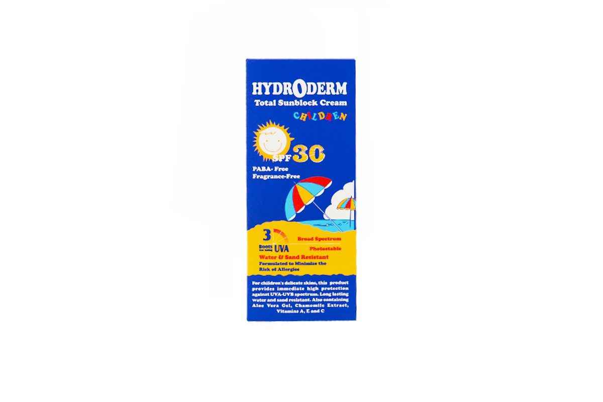 کرم ضد آفتاب کودکان هیدرودرم SPF 30 حجم 50 میلی لیتر 1 کرم ضد آفتاب کودکان هیدرودرم SPF 30 حجم 50 میلی لیتر
