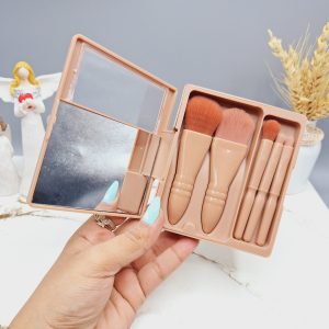 ست براش پر تراکم آینه دار و باکس دار  رنگ (نود یا قهوه ای)