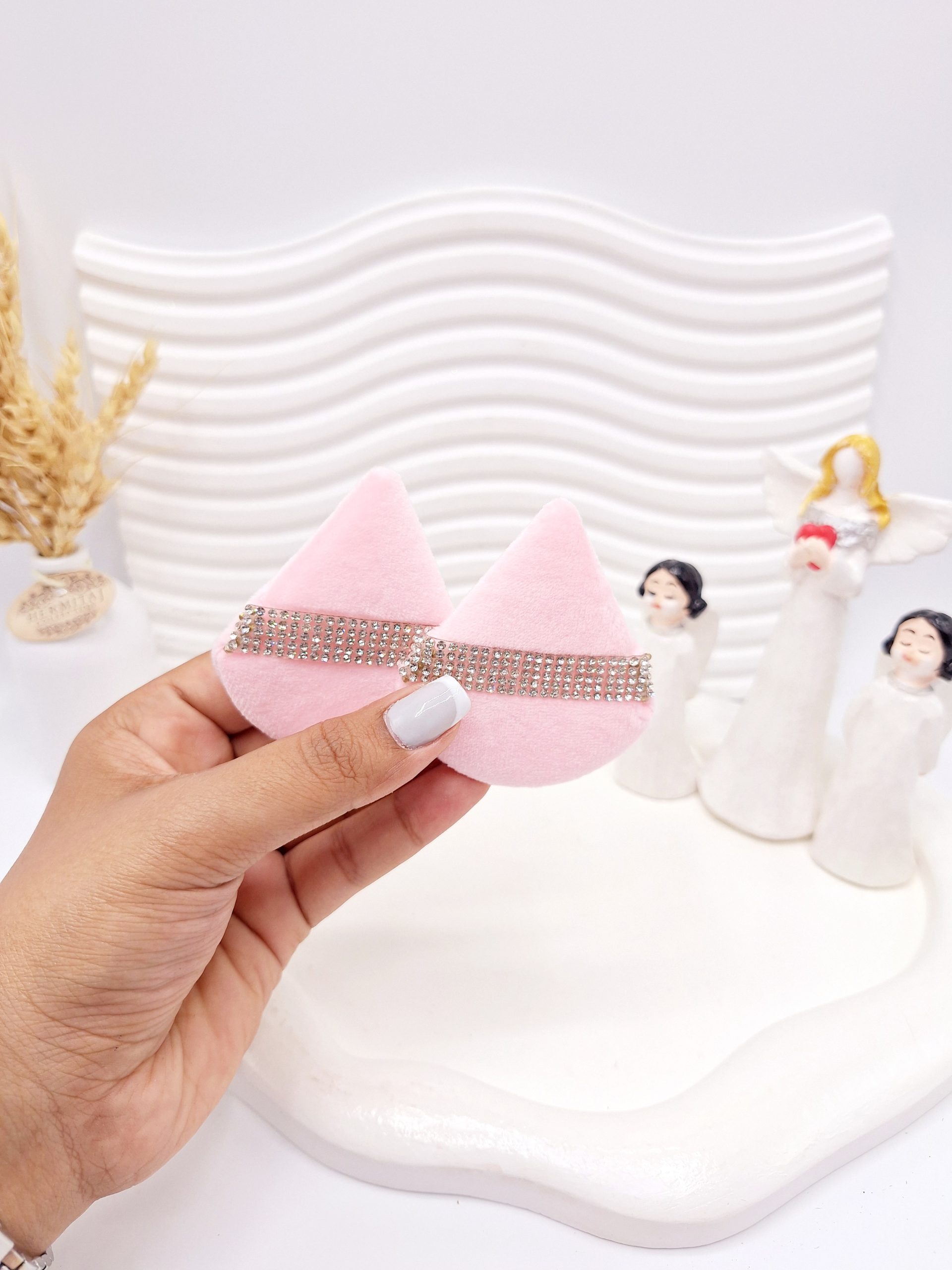 پد پنکک و پودر فیکس نگین دار KAYA کد 7135 1 پد پنکک و پودر فیکس نگین دار KAYA کد 7135