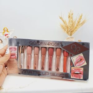 پک 10 تایی رژ مایع خوش رنگ و مات برند کویدن رز کد 2239