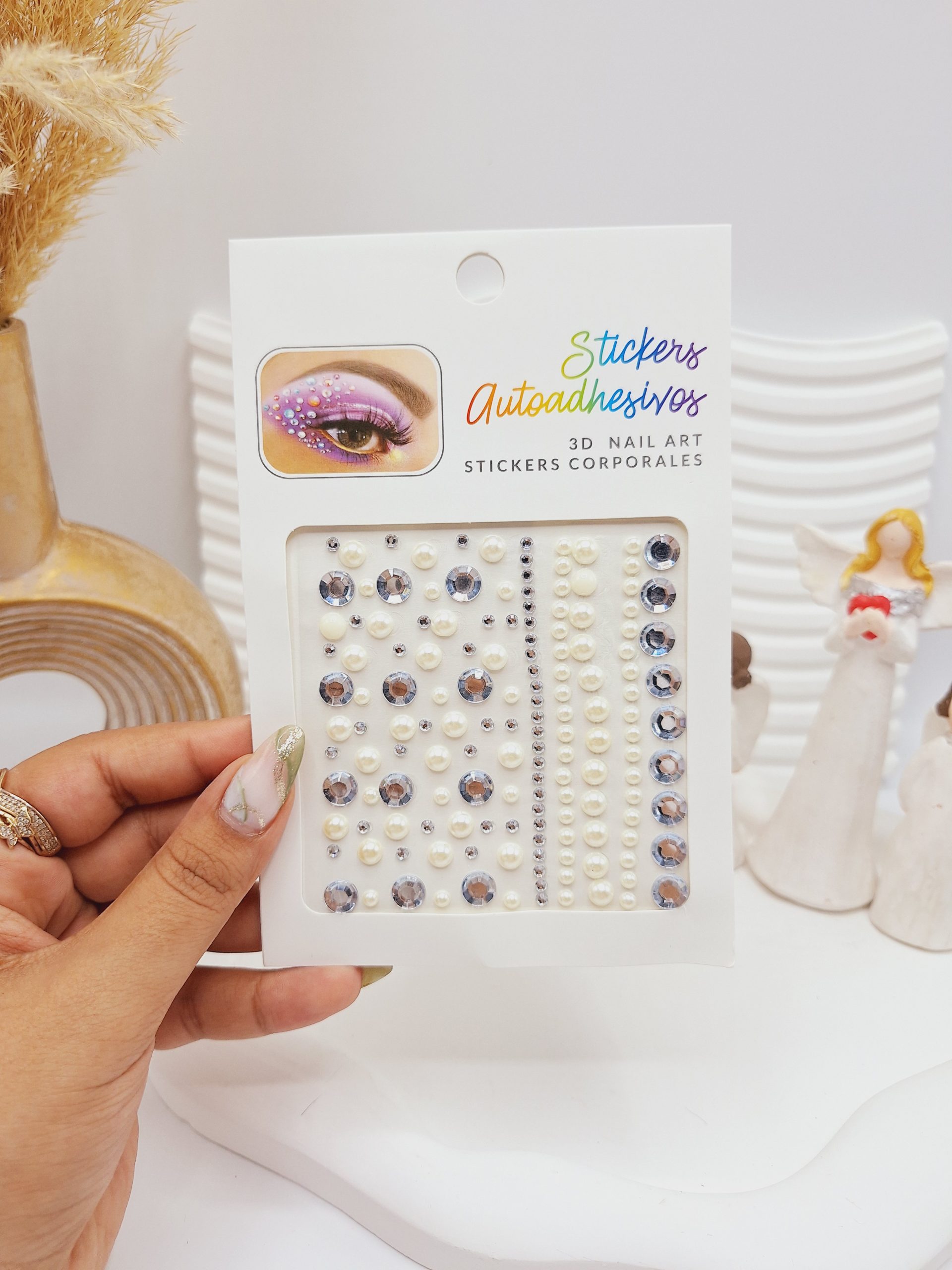 نگین و مراورید چسبی صورت و بدن و ناخن همه کاره کد HD239 1 نگین و مراورید چسبی صورت و بدن و ناخن همه کاره کد HD239