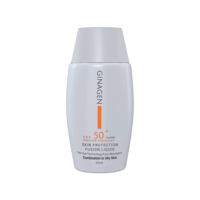ضد آفتاب فیوژن واتر بی رنگ SPF 50 ژیناژن مناسب پوست چرب و مختلط حجم 50 میلی لیتر 1 ضد آفتاب فیوژن واتر بی رنگ SPF 50 ژیناژن مناسب پوست چرب و مختلط حجم 50 میلی لیتر