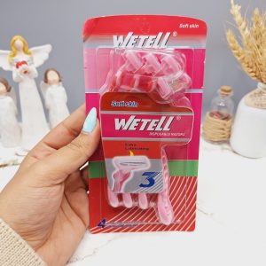 پک ژیلت 4 عددی زنانه دارای 3لبه برند ویتل کد WT202352