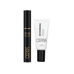 پکیج محلول تقویت مژه و کرم تقویت ابرو سریتا مجموعه 2 عددی