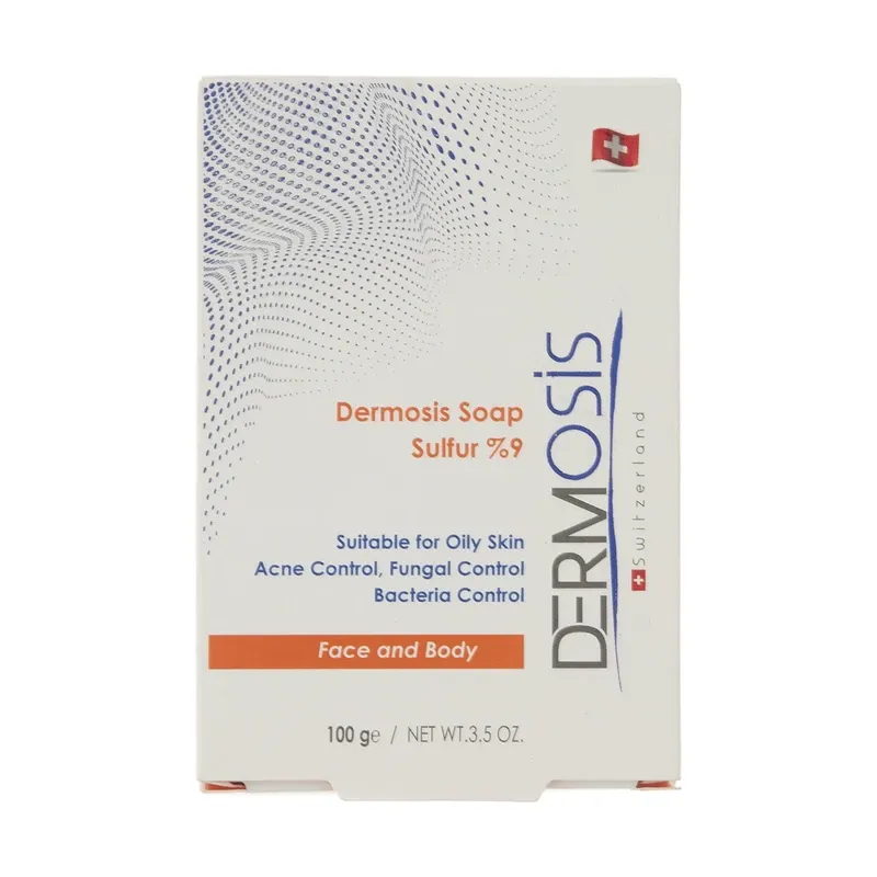 صابون گوگرد 9 درصد درموسیس وزن 100 گرم 1 صابون گوگرد 9 درصد درموسیس وزن 100 گرم