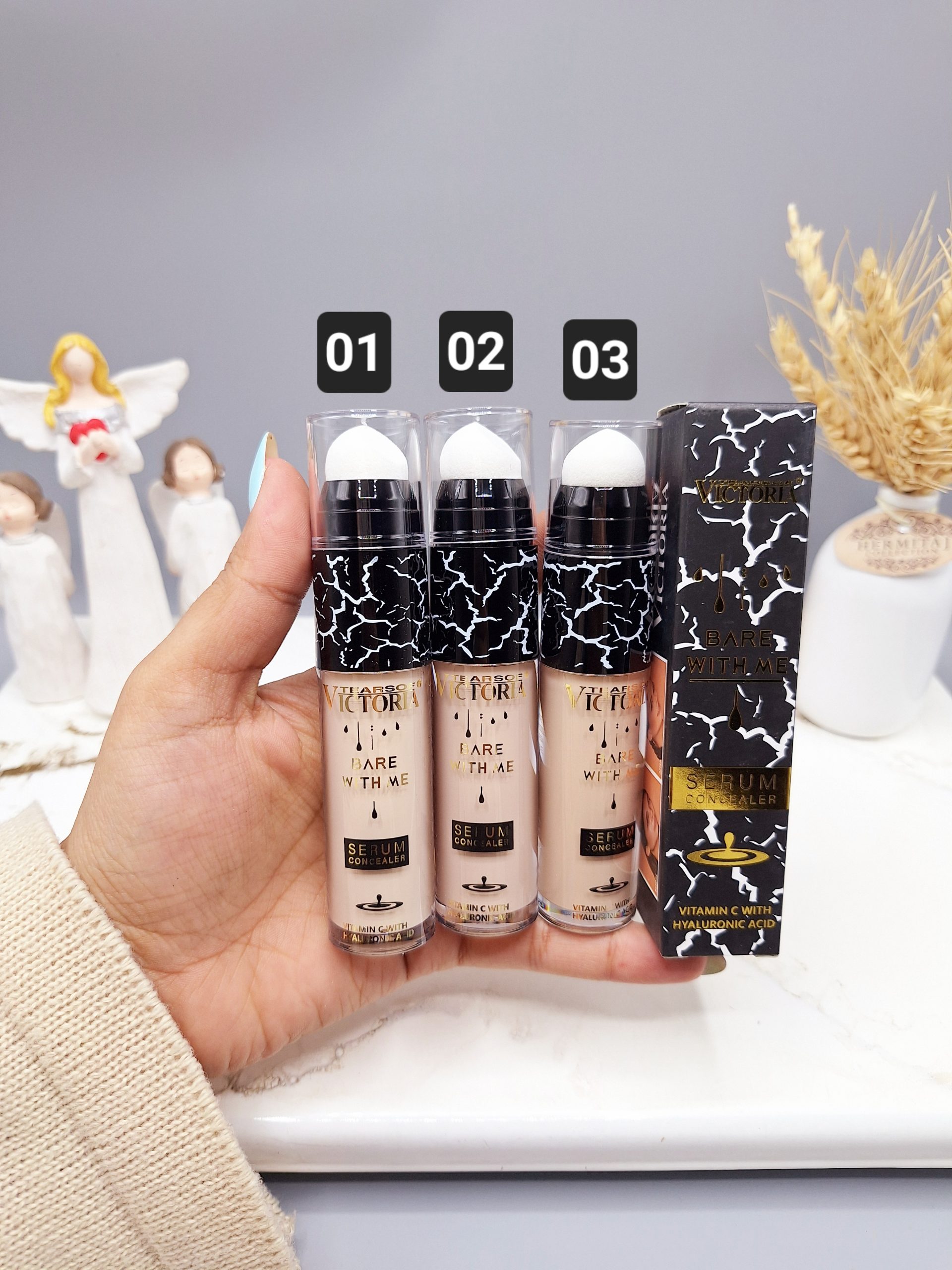 کانسیلر زیر چشم پد دار برند ویکتوریا کد 0071 1 کانسیلر زیر چشم پد دار برند ویکتوریا کد 0071