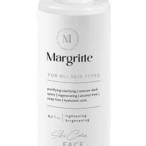 ژل شستشو (فیس واش) روشن کننده برای انواع پوست حجم 200 میلی لیتر مارگریت