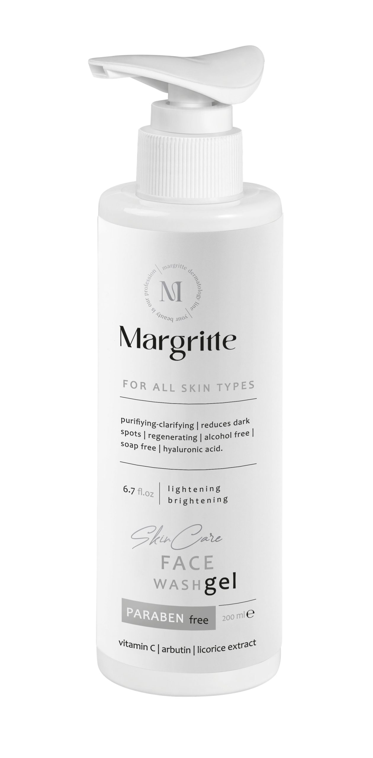 ژل شستشو (فیس واش) روشن کننده برای انواع پوست حجم 200 میلی لیتر مارگریت 1 ژل شستشو (فیس واش) روشن کننده برای انواع پوست حجم 200 میلی لیتر مارگریت