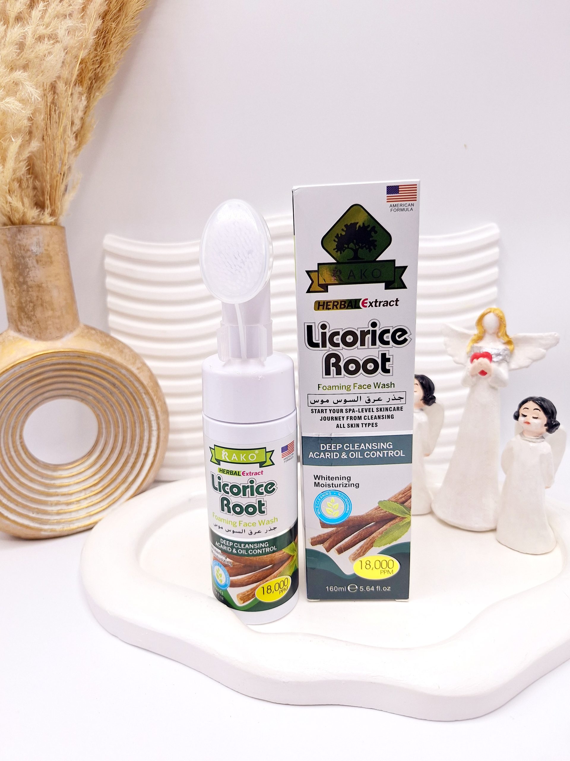 فوم براش دار التهاب و زخم پوست عصاره ریشه شیرین بیان راکو کد 1100 3 فوم براش دار التهاب و زخم پوست عصاره ریشه شیرین بیان راکو کد 1100